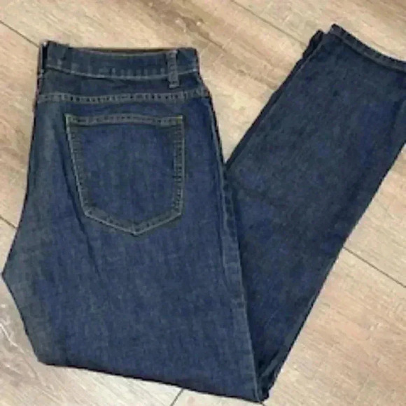 21‎ Men Blue Denim Straight Leg Jeans Mens Sz 34 - Picture 1 of 9
